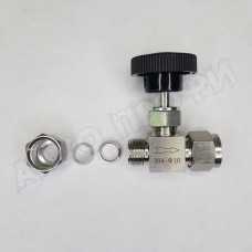 Кран игольчатый обжимной 10мм
