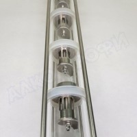 Колпачковая колонна (флейта) 1,5" нержавеющая 7 этажей