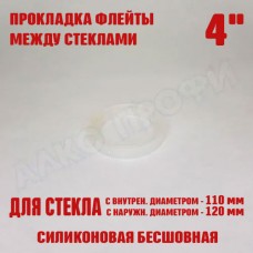 Прокладка флейты между стеклами 4"
